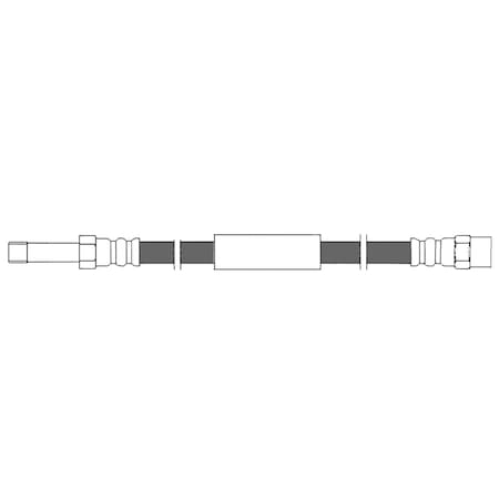 Centric Parts Brake Hose, 150.34328 150.34328